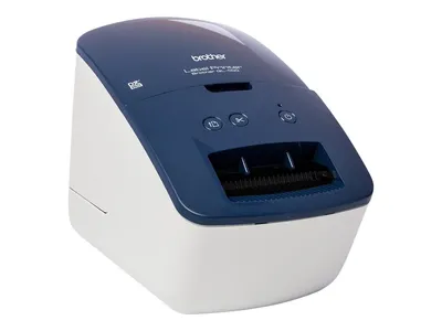 Obrázok produktu pre Brother QL-600B, DK, Priame teplo, 300 x 600 DPI, 71 mm/s, Kábel, Modrá, Biela