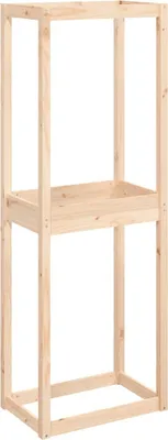 Obrázok produktu pre vidaXL Stojan na pneumatiky 63x40x180 cm Masívne borovicové drevo