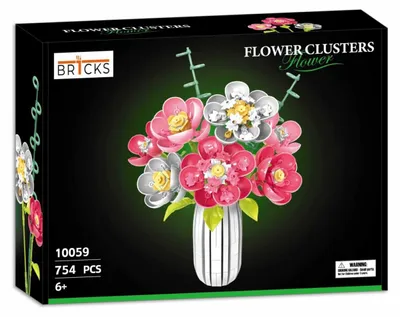 Zdjęcie produktu dla BR1CKS Kompozycja kwiatowa z różami i wazą
