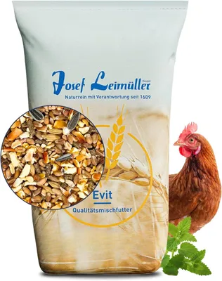 Immagine prodotto di Leimüller Mangime anti-stress per polli contro gli acari 25 kg - Mangime speciale a base di cereali con melissa e magnesio