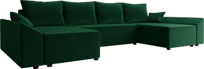 Produktbild von MIRJAN24 Ecksofa Dante U, Eckcouch, Couch mit Bettkasten und Schlaffunktion, U-Form, Wohnzimmer (Farbe: Kronos 19)