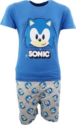 Produktbild von Sega Sonic The Hedgehog Tails Jungen Kinder Pyjama Schlafanzug – Weiß / 134