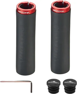 Produktbild von Famanu Fahrradgriffe Ergonomisch und Rutschfest - Rot