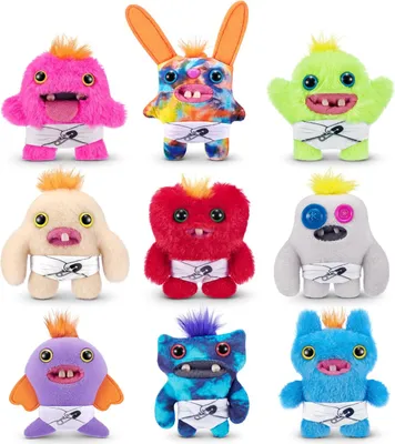 Produktbild von ZURU Fuggle Baby Fugg Serie 3 Lustige hässliche Monster Plüschtier 3 Pack zufällige Sortiment