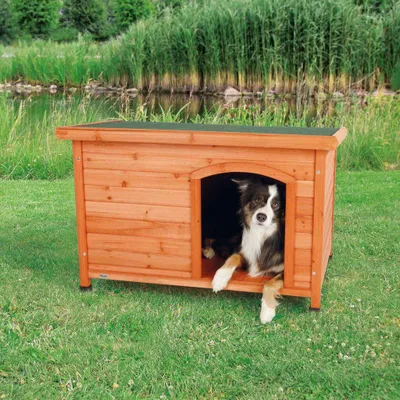 Produktbild von TRIXIE Hundehütte Classic - braun - 104 × 72 × 68 cm