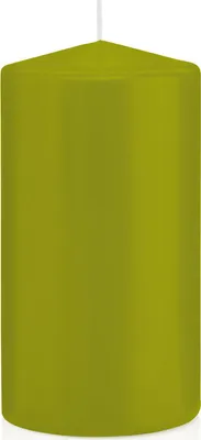 Produktbild von Stumpenkerzen Grün 150 x Ø 78 mm, 8 Stück