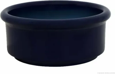 Produktbild von KERAZO 3,0 Liter Hunde Napf Fressnapf Wassernapf 25x11 cm aus robuster, schwerer Keramik, Farbe: BLAU