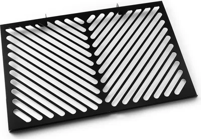 Image de ZIEGER Protège radiateur compatible avec Honda CB 600 Hornet | CBR 600 F Clean noir