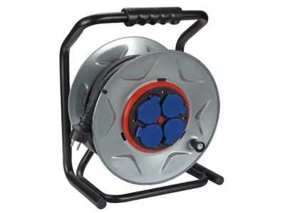 Produktbild von Perel Professionelle Kabeltrommel, Kabelrolle Außenbereich, Verlängerungskabel, Stromtrommel, 4