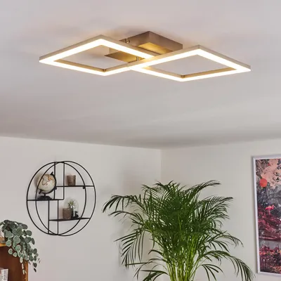 Produktbild von Paola »Paola« Deckenlampe aus Metall in Nickel matt und Kunststoff in weiß