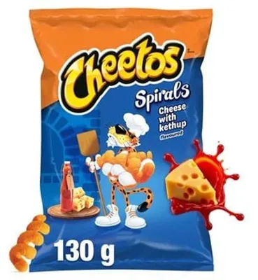 Obrázok produktu pre Chrupki kukurydziane Cheetos o smaku Spirals 130 g