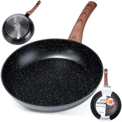 Produktbild von Vilde Granitpfanne Bratpfanne Pfanne aus Granit BLACK&WOOD 26 cm