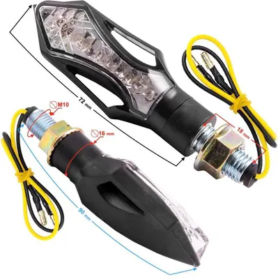 Image de Clignotants universels MRT-098, LED, noir, (marque de E)