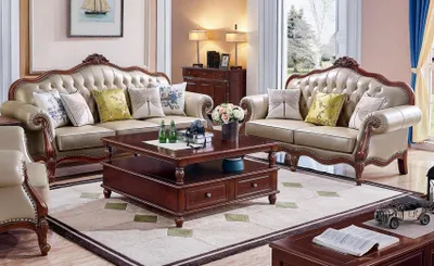 Immagine prodotto di Set di divani 3+2 posti in Pelle finta set di divani imbottiti divano design
