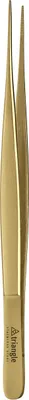 Zdjęcie produktu dla Triangle Präzisionspinzette gerade, 15 cm, gold a.K. 50 494 15 01_G