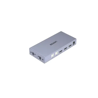 Obrázek produktu pro UNITEK Przełącznik KVM HDMI 2.0 4K 2-wejściowy 1-wyjściowy z USB