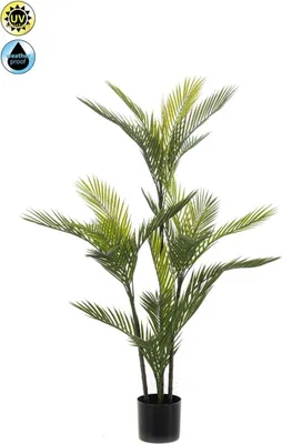Produktbild von artplants.de Kunst Arecapalme BAKMER, crossdoor, 120cm - Künstliche Goldfruchtpalme