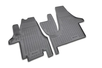 Produktbild von Gummimatten Fußmatten Fußraumschale für VW Transporter 2004- 2 Stück