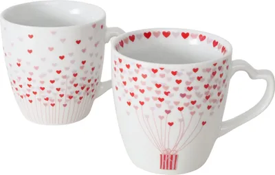 Image de Set de deux mugs pour amoureux SHERINE, 480 ml