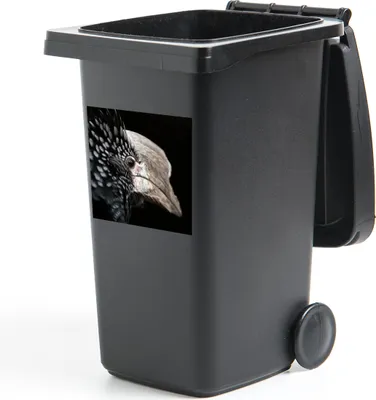 Produktbild von MuchoWow® Mülltonnenaufkleber Vogel - Schnabel - Federn 40x40 cm - Abfall-Aufkleber - Container - für Abfallcontainer