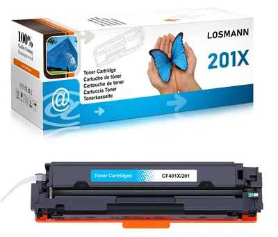 Produktbild von LOSMANN 1x Toner Kompatibel für HP CF401X 201X CF401A 201A für HP Color LaserJet Pro M252dn M252dw M252n M270 Series M274dn M274n MFP M270 Series MFP M277c6 MFP M277dw MFP M277n - Cyan 2.300 Seiten