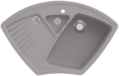 Produktbild von Villeroy & Boch Keramikspüle 672901KD, Arena Eck Eckspüle - inkl.