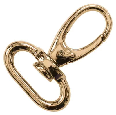 5 Bolzen-Karabiner Karabinerhaken rosengold 32x58 mm