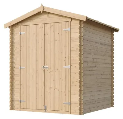 Immagine prodotto di TIMBELA M320C1+M320G Casetta da Giardino in Legno 2,82 m², Capanno da Giardino per Esterno con Pareti da 19 mm, Casetta in Legno per Attrezzi e Biciclette con Pavimento Impregnato