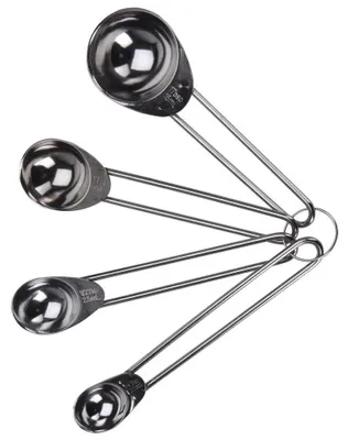 Imagen del producto de Juego de utensilios de cocina - 4 piezas - Acero inoxidable - Plateado