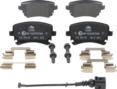Produktbild von ATE Bremsbeläge Satz Hinten für VW Transporter V Bus (7HB, 7HJ, 7EB, 7EJ, 7EF, 7EG, 7HF, 7EC) 13.0470-2882.2