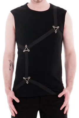 Image de RE-AGENZ - Débardeur - T-shirt de musculation "Tritium" - Taille M