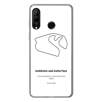 Produktbild von MuchoWow® Handyhülle Schutzhülle Hülle für Huawei P30 Lite Brasilien - F1 - Rennstrecke Silikon Softcase Handy Hülle - Handyhülle
