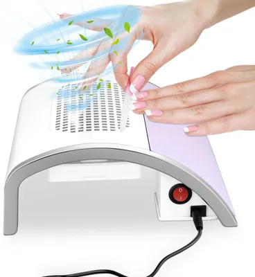 Produktbild von Professioneller Nagelstaubabsauger - Tischgerät 80W - 2 Lüfter - 220V - Für Nagelmodellage und Maniküre - Farbe B