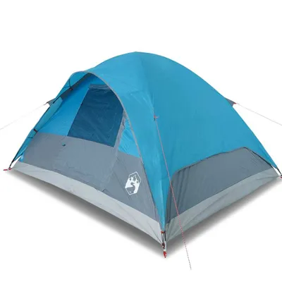 Immagine prodotto di Tenda da Campeggio a Cupola per 4 Persone Blu Impermeabile