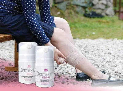 Immagine prodotto di Dermione® - KIT RISTRUTTURANTE PER LA CURA DELLA PELLE DELLE GAMBE