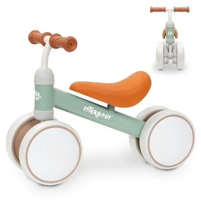 Immagine prodotto di Interbaby Bicicletta senza pedali per bambini dai 12 ai 36 mesi - verde