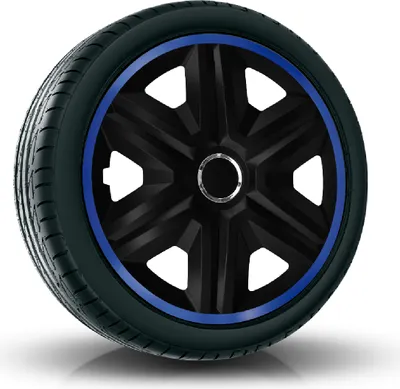 Produktbild von Radkappen Radzierblenden (4Stück) 14 Zoll blau FAST Z458706