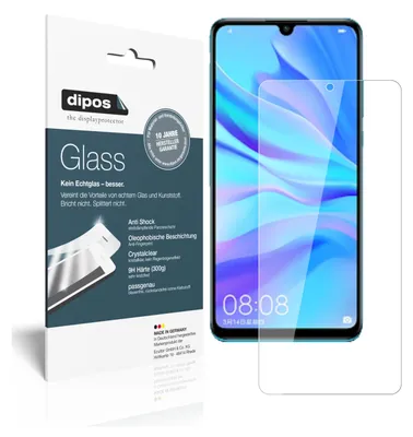 Produktbild von 1+1x Schutzfolie für Huawei P30 Lite - Anti-Shock 9H Folie dipos Glass