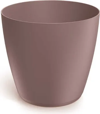 Produktbild von Blumentopf schmutzig rosa matt Kunststoff 15,8x14,5 cm Marsala glatter Deckel Mate