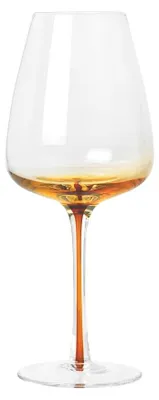 Produktbild von Broste Copenhagen AMBER Weissweinglas caramel 0,4 l