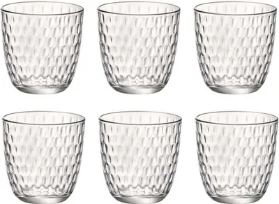 Obrázok produktu pre Poháre na vodu Bormioli Rocco Slot - priehľadné - 290 ml - 6 kusov