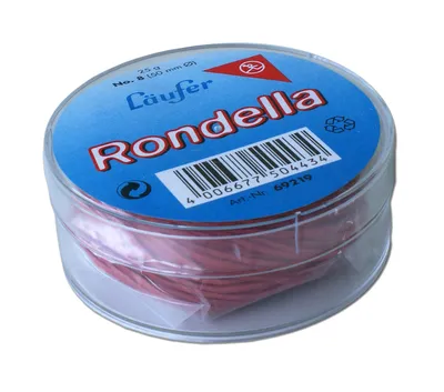 Produktbild von Läufer RONDELLA Gummiringe in der Dose 25 g 65 mm rot
