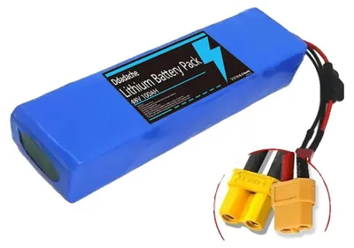 Obrázek produktu pro Lithium-iontová bateriová sestava, vysoká kapacita 100 000 mAh, konfigurace 48 V, konektory XT60-XT30