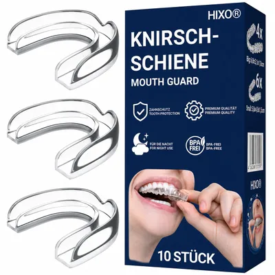 Produktbild von HIXO Knirscherschiene Aufbissschiene BPA-frei (Knirschschiene), KI-generiertes Bild