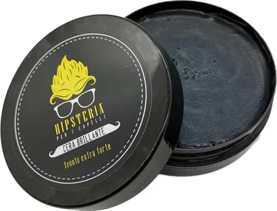 Obrázek produktu pro Hipsteria Cera Brillante, Vosk na vlasy, 100 ml, Unisex, Všechny vlasy, Dávkovač, Fixační
