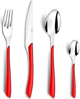 Immagine prodotto di Set di posate Amefa Eclat 24 pezzi rosso
