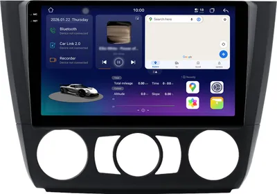 Immagine prodotto di 2K Display Autoradio Android 128GB per BMW Serie 1 E81 E82 E87 E88 2004-2013 CarPlay Android Auto Navigatore 4G LTE Bluetooth DAB+ Telecamera Posteriore Comandi al Volante