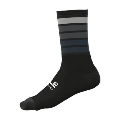 Produktbild von ALÉ Klassische Fahrradsocken - ACCESSORI SOMBRA WOOL THERMO - Schwarz/Grau 36-39