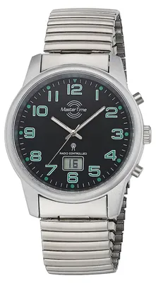 Produktbild von MasterTime Herrenuhr MTGA-10763-22Z, Funk, analog-digital, mit Edelstahl-Zugband