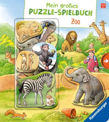 Produktbild von Mein großes Puzzle-Spielbuch Zoo